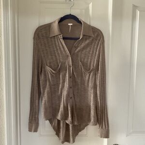 Free people button down shirt